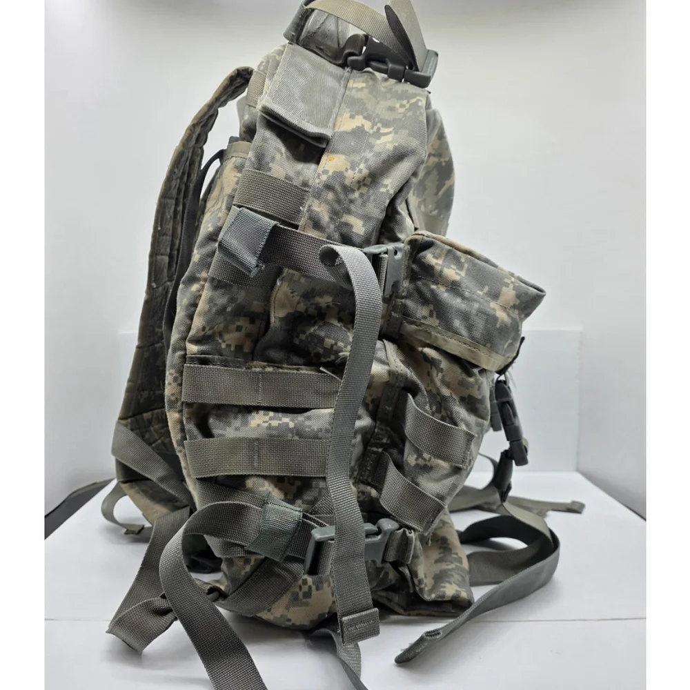 Military-Style Digital Camo Backpack – Gray